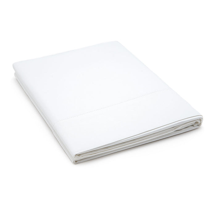 Hotel Selection 500 Thread Count White Flat Sheet Queen