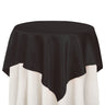 Bargain 60 In. Square Satin Overlay Black