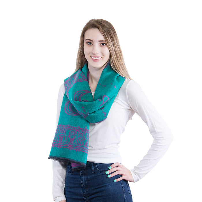 Cashmere Eiffel Tower Scarf (2 Colors)