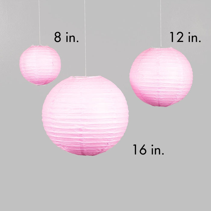 8 in. Paper Lantern (8 Colors)