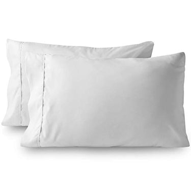 Premium Comfort Ultra Soft Standard Microfiber 2 Piece Pillowcase Set White